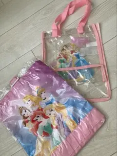 ディズニープリンセスキャラクター バッグセット