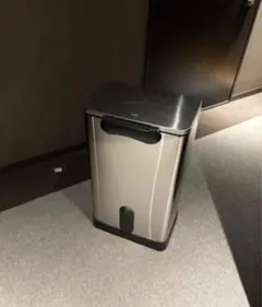 EKO ステンレス製 40L ゴミ箱 フットペダル式