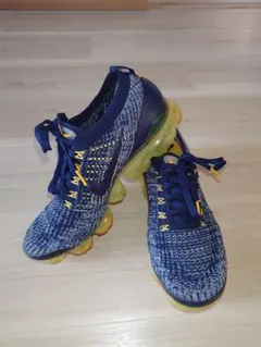 NIKE AIR VAPORMAX FLYKNIT ネイビーイエロー26.5cm