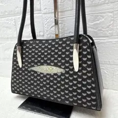 【高級皮革✨希少】スティングレイ エイ革 ショルダーバッグ 肩掛けバッグ 黒