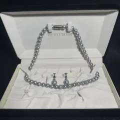 東京ソワール 日本製 オリジナル貝パール 高級人工真珠ネックレス