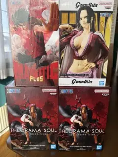 ワンピース フィギュア ルフィ シャンクス ハンコック セット