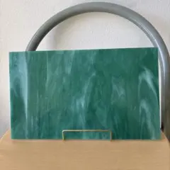 ステンドグラス　ガラス板　材料　端材　グリーン　グラデーション