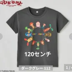 こびとづかん 半袖Tシャツ 120cm ダークグレーのサムネイル