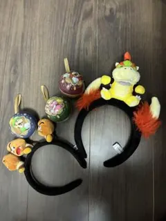 USJクッパ・クリボー カチューシャセット おまけ付き