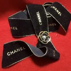 [CHANEL]ギフトBOXリボン&カメリアチャーム
