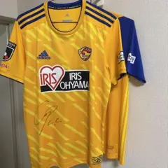 【値下可】ベガルタ仙台 菅田真啓選手 直筆サイン入りユニフォーム　2XLサイズ 値下可】ベガルタ仙台 菅田真啓選手 直筆サイン入りユニフォーム 2XL