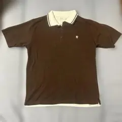 Pineau ポロシャツ ブラウン レイヤード風