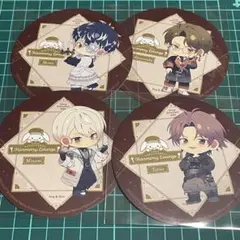 アイナナ アニカフェ　コースター　龍之介　百　巳波　虎於　4点セット