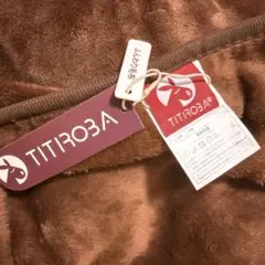 【新品未使用】チチロバ(Titiroba)ふんわり毛布　洗える 静電気防止のサムネイル
