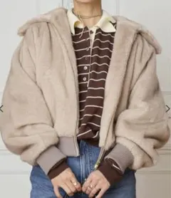 IENA LA BOUCLE ecoファーブルゾン