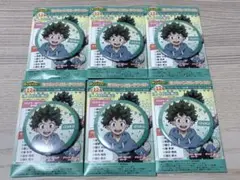 ヒロアカ フルカラー缶バッジ 緑谷出久 6点セット