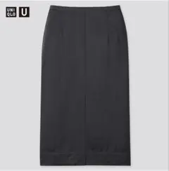 ユニクロユー　サテンミディスカート　ウエスト64