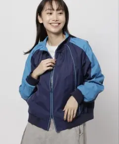 新品未使用 ニコアンド 配色スタンドトラックブルゾン Lサイズ アウター