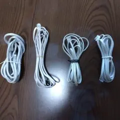 ホワイト LANケーブル 4本セット RJ-45
