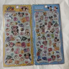 ツムツム ミッキー＆フレンズ プチドロップステッカー 2種セット