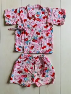 甚平上下セット　女の子　90