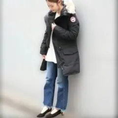 【美品】CANADA GOOSEブロンテダウンジャケット黒M