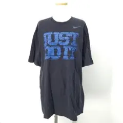 /＊a【XXL】NIKE ナイキ JUST DO IT ロゴプリント Tシャツ