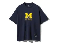 SPALDING ミシガン大学 半袖Tシャツ ネイビー M バスケットTシャツのサムネイル