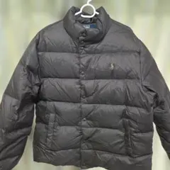 2月中購入20%オフ　希少 90s ラルフローレン ダウンジャケット 刺繍ロゴ