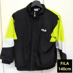 FILA ウィンドブレーカー 140cm ブラック 秋冬 ジャージ