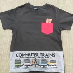 moujonjon 電車グラフィック Tシャツ 120