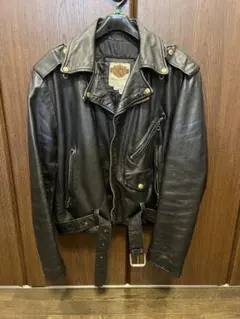 Harley-Davidson ダブルライダースジャケット 34R ブラック - メルカリ