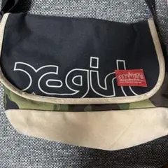 xgirl メッセンジャーバッグ 黒と迷彩