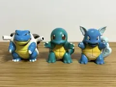 モンコレ　ゼニガメ　カメール　カメックス　ポケモン　フィギュア　初期