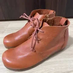 母様専用新品 Hina Day Green 変形斜めジップ 本革厚底ブーツ L - メルカリ