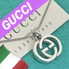 美品 GUCCI インターロッキングペンダントL - メルカリ