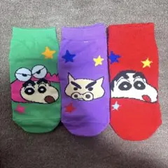 ③クレヨンしんちゃん　キャラクター　19〜24cm 靴下　お得　ソックス