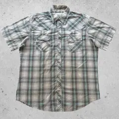 Wrangler WRANCHER 半袖 ウエスタンシャツ XL スナップのサムネイル