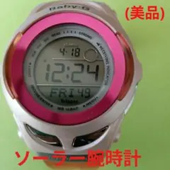 CASIO Baby-G デジタル腕時計 ピンク/オレンジ(美品)