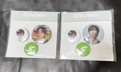 SnowMan 阿部亮平　POPUP 台北　台湾　バンコク　バッジ