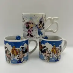 【新品】東京ディズニーリゾート 25周年記念 マグカップ （1個含）3個セット