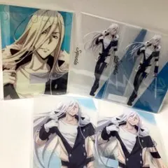 REBORN リボーン　ひこくじ  スクアーロ　アクリルカード　5枚　オーロラ