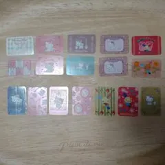 サンリオ ウサハナ チャーミーキティフレークシール キラキラ 透明 平成レトロ