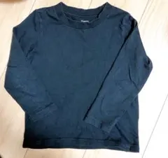 ELFIN DOLL 黒 長袖Tシャツ 110cm シンプル 無地