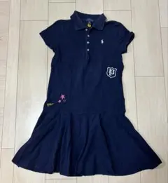 【新品・未使用】ポロ　ラルフローレン　ワンピース　140ｃｍ POLO RALPH LAUREN ポロ ラルフローレン ワンピース キッズ