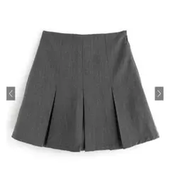 GRL グレイル インパン裏地付きボックスプリーツミニスカート【2色セット】