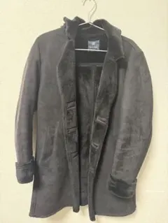 nano universe スエード風ロングコート