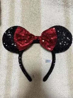 ミニーマウス スパンコールカチューシャ
