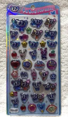 【正規品】うるちゅるポップシール　エンジェルブルー　シール