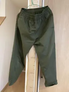 【値下げ】GU オリーブグリーン カジュアルパンツ　シェフパンツ　M