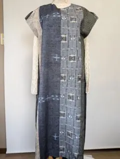 着物リメイク　正絹の着物から　ワンピース