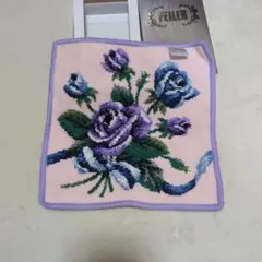 FEILER バラの花柄 ハンカチ 箱付き