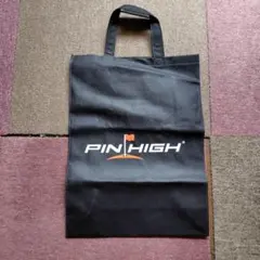 PIN HIGH ショップバッグ 不織布 ブラック