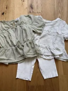 ZARA H&M トップス2枚＋レギンス　セット 120